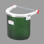 보안면 차광렌즈 S면체 헬멧 부착형 작업 설비 안면보호 보호경 보안경 F-63B 7