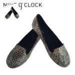 크로커다일 나인어클락 슬립온 슬립온 여성