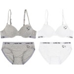 러브유도그 주니어브라 3단계 학생 브래지어 브라팬티세트 러브유도그 002-3 80A 95 J0023