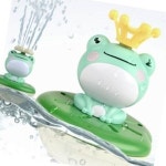 워터파크 개구리 분수 샤워기 선물 화장실 물총