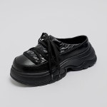 착한구두 파비오 레이스업 패딩 방한 털슬리퍼 h8521 WTFBR4