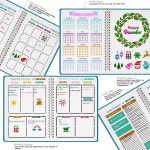 불릿 저널링용 QUPAEN 저널 스텐실-36개 재사용 가능한 액세서리 키트 월간 주