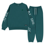 젤리스튜디오 젤리스튜디오 아동용 바이브 스타일 기모 상하의 세트 135 B GREEN 135