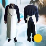 육류 수산물 횟집 물이나 기름으로부터 양면 흰색 방수 앞치마 소 안전용품