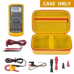 플루크 87-V 88V 15B 17B 디지털 멀티미터용 컴케이스 하드 캐리어 보호 여행용 보관 가방 - 포켓