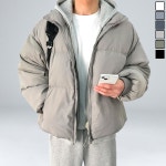 이브 남녀공용 착한 커플 오버핏 숏패딩 351-1 M