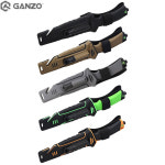 간조 8012 7cr17mov blade 서바이벌 나이프 파이어스타터 부싯돌 Green 3개 G8012-LG