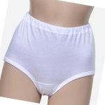 면팬티 BYC 맥시 여성면팬티 3매입 노라인 순면 속옷 90 흰색