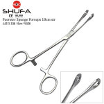 SHUFA 슈파 스폰지포셉 Foerster Sponge Forceps 사이즈 직곡옵션 1개 스폰지포셉 직선형