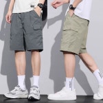 글리멜로 여름 남자 쿨링 아이스 캐주얼 카코 냉장고 반바지 다크그레이 31