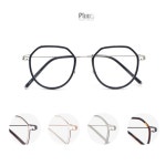 피엘유 다각 콤비 블루라이트 Pluu 안경 PTR2254 48