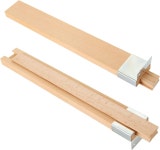 금속 슬라이드 글라이드가 DAJAVE 6PCS 14 우드 서랍 클래식 전통 센터 가이드 트랙 마운트 글라이드 레일 교체 부품