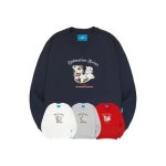 엘라모 엘라모 기모M 룩앳독 맨투맨 남녀공용