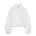 codegraphy 우먼 옥스포드 크롭 블루종화이트