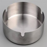 심플 원형 스틸 재털이 하이초이스 탁상형 스테인레스 담배재털이 심플재떨이