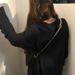 보드미 브이넥 레귤러핏 여성 골지 니트 mfnc040137