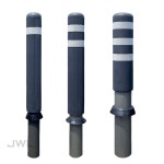 웍스엘 충격흡수볼라드 매립-반품교환x 110 x 청색 보행자볼라드 H1050