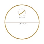 렉시닌 메탈 크래프트 후프 6 30팩 드림 캐처용 링 플로럴 화환