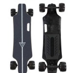 입문용 전동 스케이트보드 롱보드 보드 오프로드 A 검은색 8KM