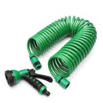 퓨어에이브이 물호스 코일 물 분사기 세차 베란다 정원 스프레이건