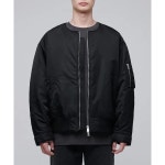 무신사스탠다드 오버사이즈 칼라리스 MA-1 보머 자켓 재킷 MMBJJ5Z02