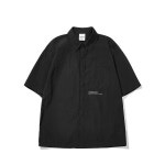 코드그라피 codegraphy COOL 화섬 포켓 반팔 셔츠블랙