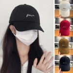 볼캡 모자 면 캐주얼 무지 야구모자 작아보이는 얼굴 남녀공용