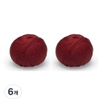 kpc yarn 글랜콜 울코튼 DK 뜨개실 칠리 4개