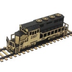 퍼즐갤러리 3D나무입체퍼즐 미니빌리지 A6 디젤기관차