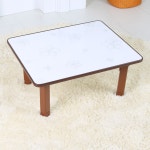 높이 2단 조절 하이그로시 다용도상 소 테이블 밥상 좌탁상 공부상 좌식상