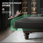 푹신한 안감이 락큐 가죽 풀 테이블 커버 탄력 가장자리 당구 8피트 테이블 실내용 커피 에 적합합니다