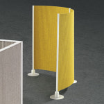 UNIQX -템버보드 소리먹는 파티션 라운드형 H1289