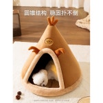 강아지 난방텐트 하우스 고양이 개집 보온 애견 사계절 대형 숨숨집 소형