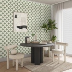 베이지 그린 필 앤 스틱 벽지 보호 17 3 393 모던 기하학적 탈착식 셀프 접착 욕실 주방용 백스플래시 방수 녹색 캐비닛 비닐 17 3 x 197