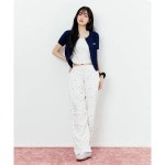 LEE 플라워 패턴 파라슈트 팬츠 le2501pt63wh