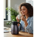 GiNT 1L 34온스 보온 커피 카라페 보온 이중벽 진공 카라페 34 Ounces