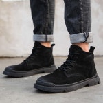 나이젤카본 털 안감 두꺼운 캐주얼 운동화 스타일 방한 부츠 G0889