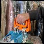 옷걸이 운반 손잡이 드라이클리닝 세탁소 의류 이동 편리 도구 가정용