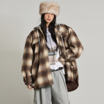 딘트 후드 셔츠 누빔 자켓 j2968