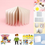 나만의 동화책만들기 스크랩북 10p 북아트 고급 학교 교육 방과후 티켓 앨범 무지 공백 디자인 유아 노트