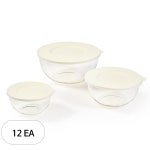 글라스락 글라스락 이지 믹싱볼 3종 세트 12세트 믹싱볼 1L 2L 4L