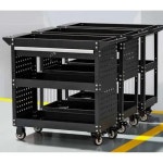 자동차 도구 카트 3단 카센터 세차 정비소 부품 웨건 클래식