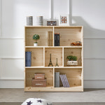 엣지퍼니처 피노 레드파인 원목 책장 1000x250x1100mm