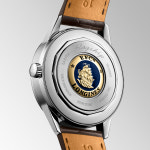 론진 론진 플래그십 헤리티지 문페이즈 레더 스트랩 38 L4 815 4 78 2 LE1218081728