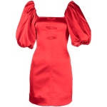 GANNI 레드 리본 미니 드레스 F8624