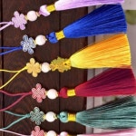 노리개소품 보자기 한복 가구장식 선물 전통공예 전통매듭 전통포장 한국전통매듭 전통노리개 보자기노리개 적색