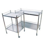 GM 스텐 병원 다용도 카트 식당 서빙 행드카트 2단 IC-503