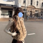 PETITBATH 여성 호피 데일리 코트 WH 7114 S 다크 251112