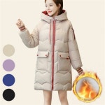 방한 데일리 겨울 아우터 돕바 경량 웰론 학생롱패딩 롱패딩 다운 잠바