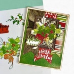 스크랩북 카드 제작용 라인 홀리호박 잎 스탬프 절단 다이 크리스마스 졸리 감성 1 WW2332A1-H8720